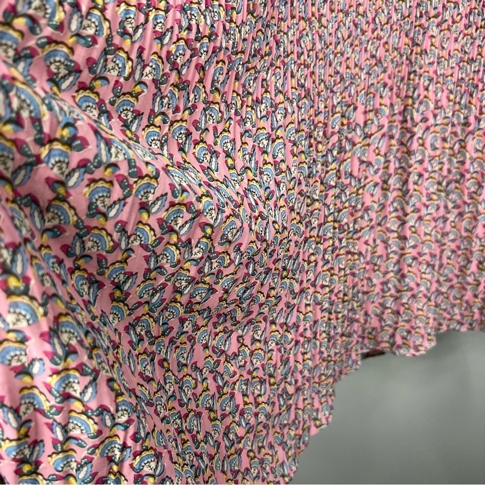 Code X Mode Long Sleeve Pleated Chiffon Mini Dres… - image 7